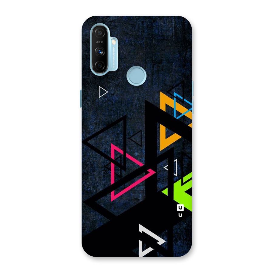 Coloured Triangles Back Case for Realme Narzo 20A