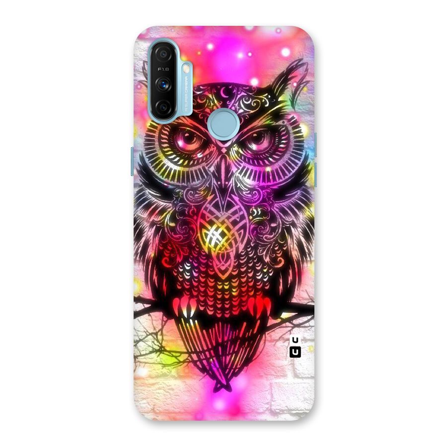 Colourful Owl Back Case for Realme Narzo 20A