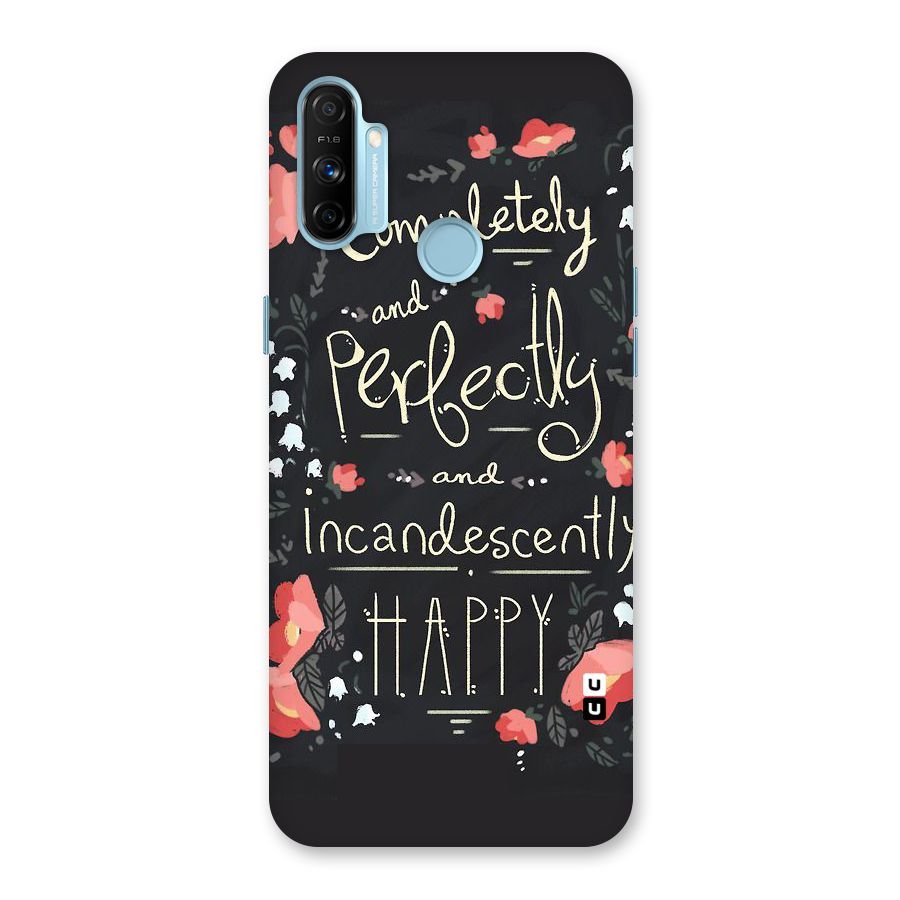 Completely Happy Back Case for Realme Narzo 20A
