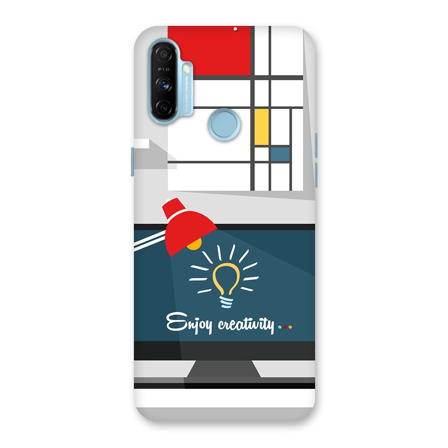 Creative Workspace Design Back Case for Realme Narzo 20A