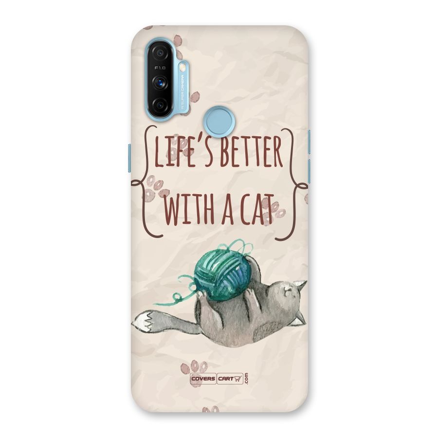 Cute Cat Back Case for Realme Narzo 20A