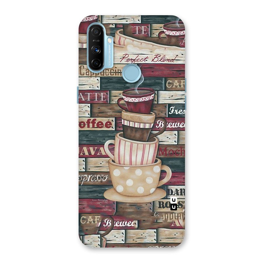 Cute Coffee Cups Back Case for Realme Narzo 20A
