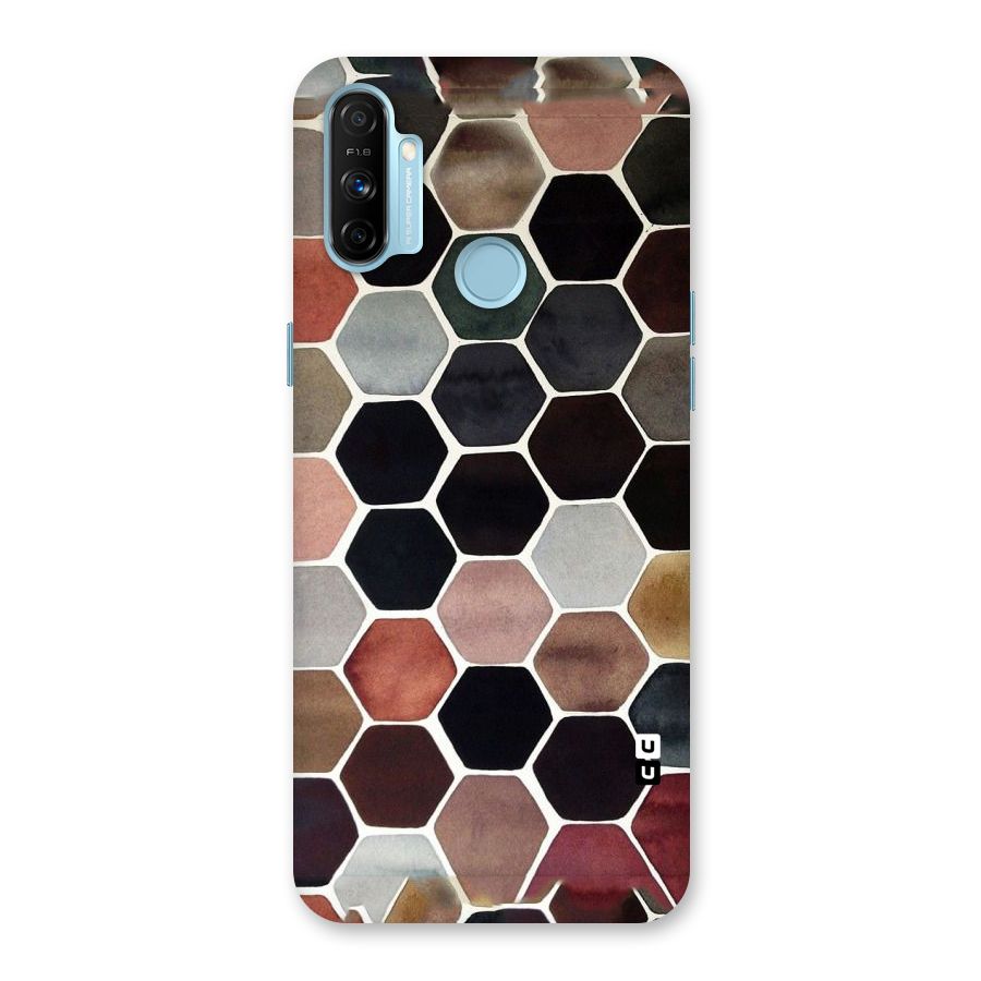 Elite Pastel Hexagons Back Case for Realme Narzo 20A