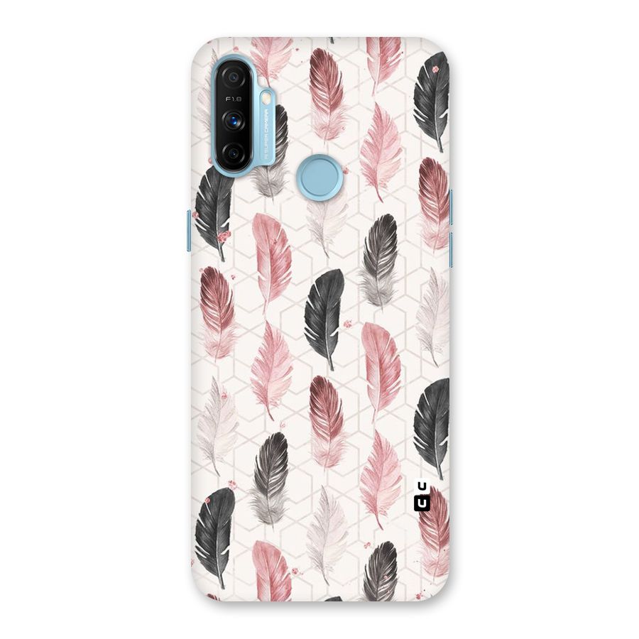 Feather Line Pattern Back Case for Realme Narzo 20A