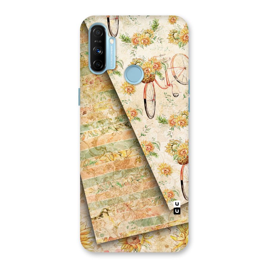 Floral Bicycle Back Case for Realme Narzo 20A