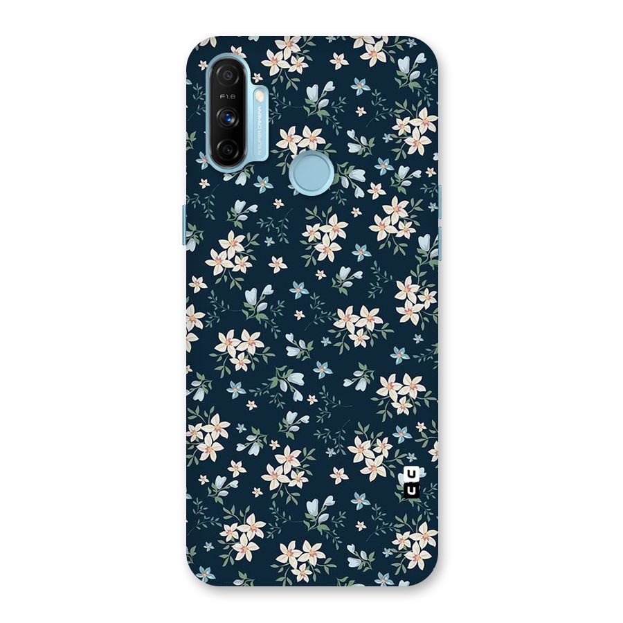 Floral Blue Bloom Back Case for Realme Narzo 20A