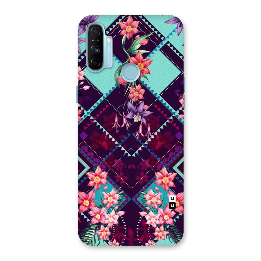 Floral Diamonds Back Case for Realme Narzo 20A