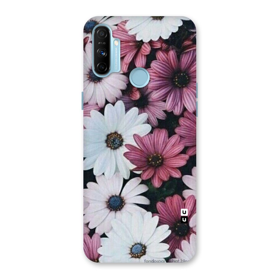 Floral Shades Pink Back Case for Realme Narzo 20A