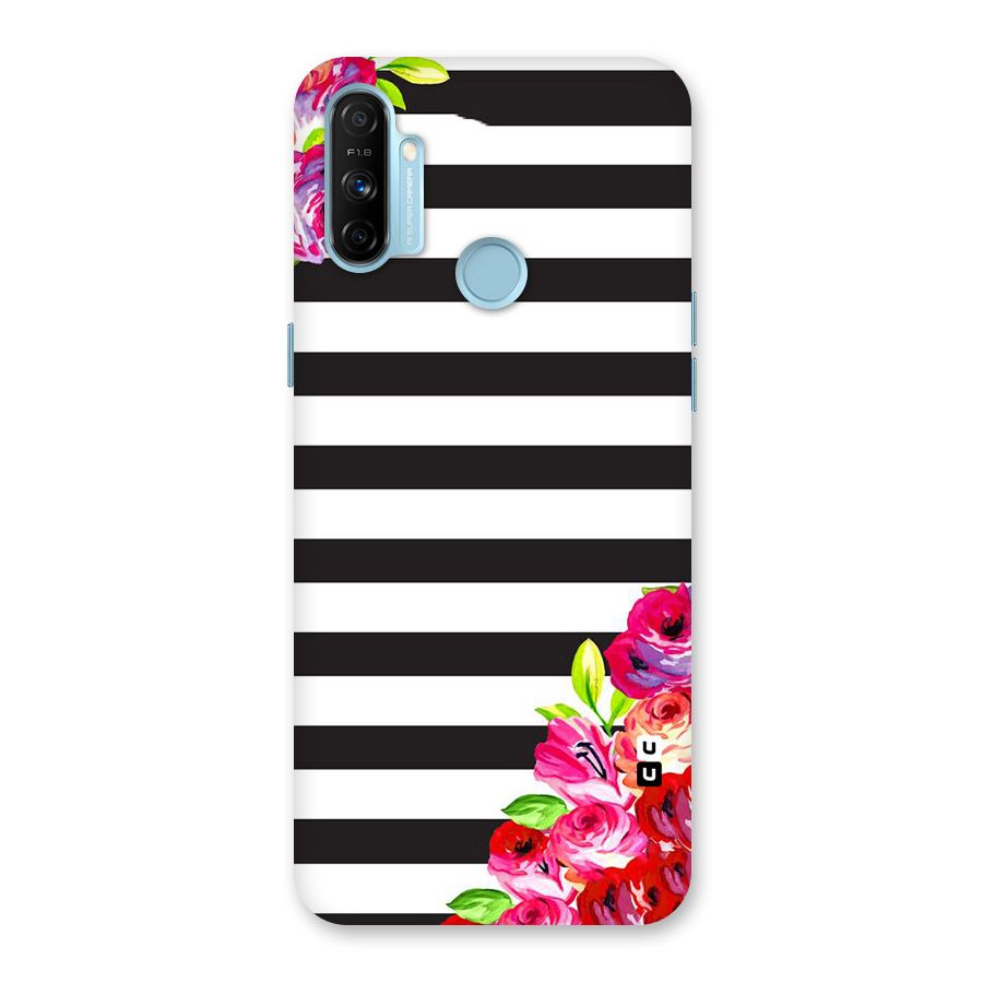 Floral Stripes Back Case for Realme Narzo 20A