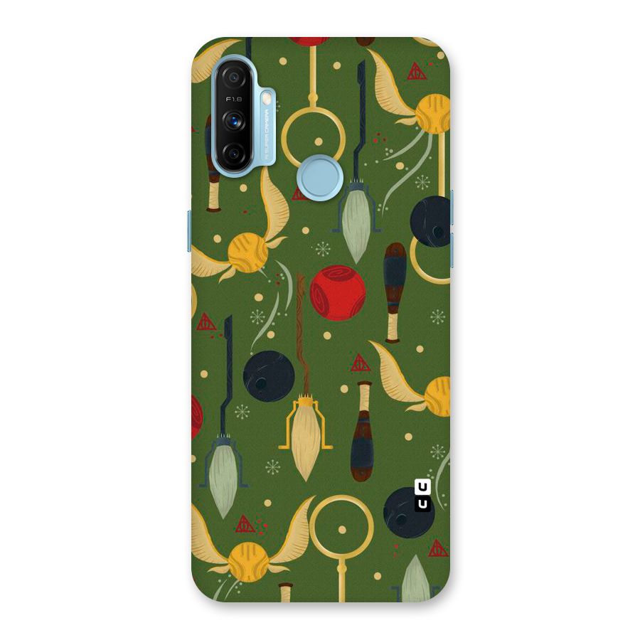 Flying Ball Pattern Back Case for Realme Narzo 20A