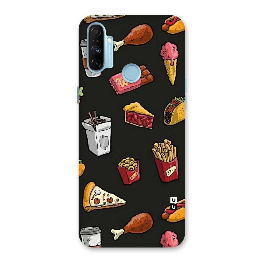 Foodie Pattern Back Case for Realme Narzo 20A