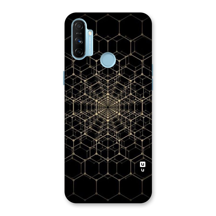 Gold Web Back Case for Realme Narzo 20A