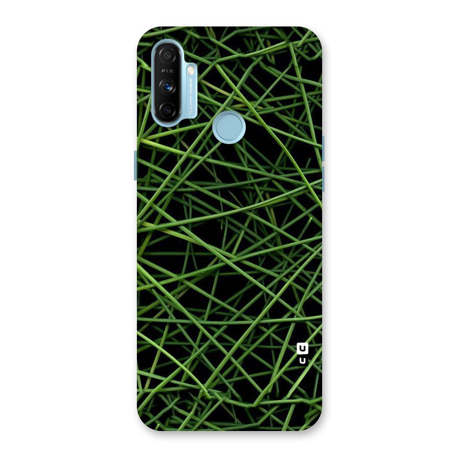 Green Lines Back Case for Realme Narzo 20A