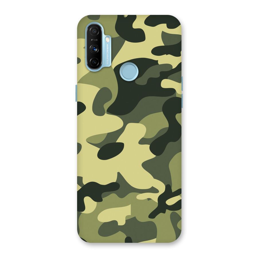 Green Military Pattern Back Case for Realme Narzo 20A