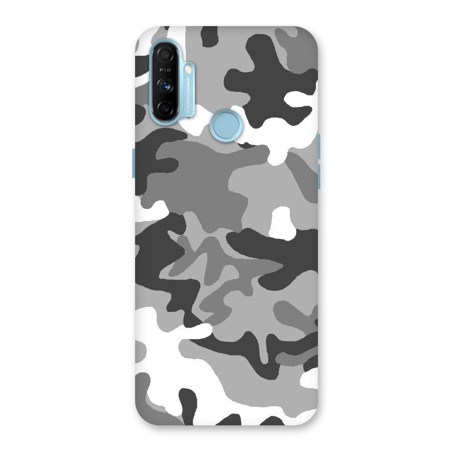 Grey Military Back Case for Realme Narzo 20A
