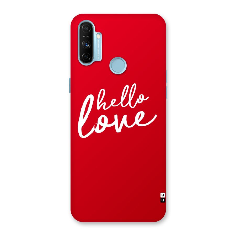 Hello Love Back Case for Realme Narzo 20A