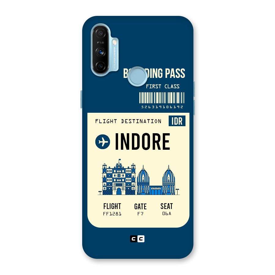 Indore Boarding Pass Back Case for Realme Narzo 20A