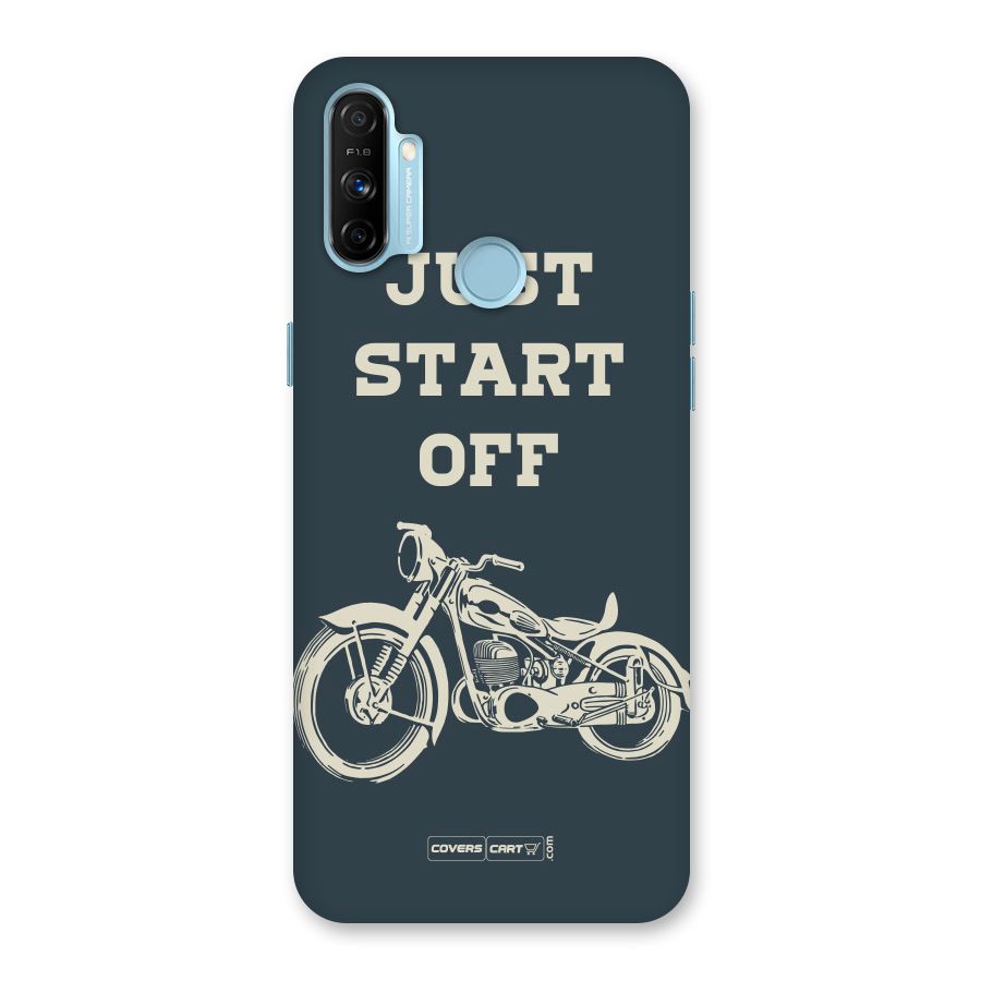 Just Start Off Back Case for Realme Narzo 20A