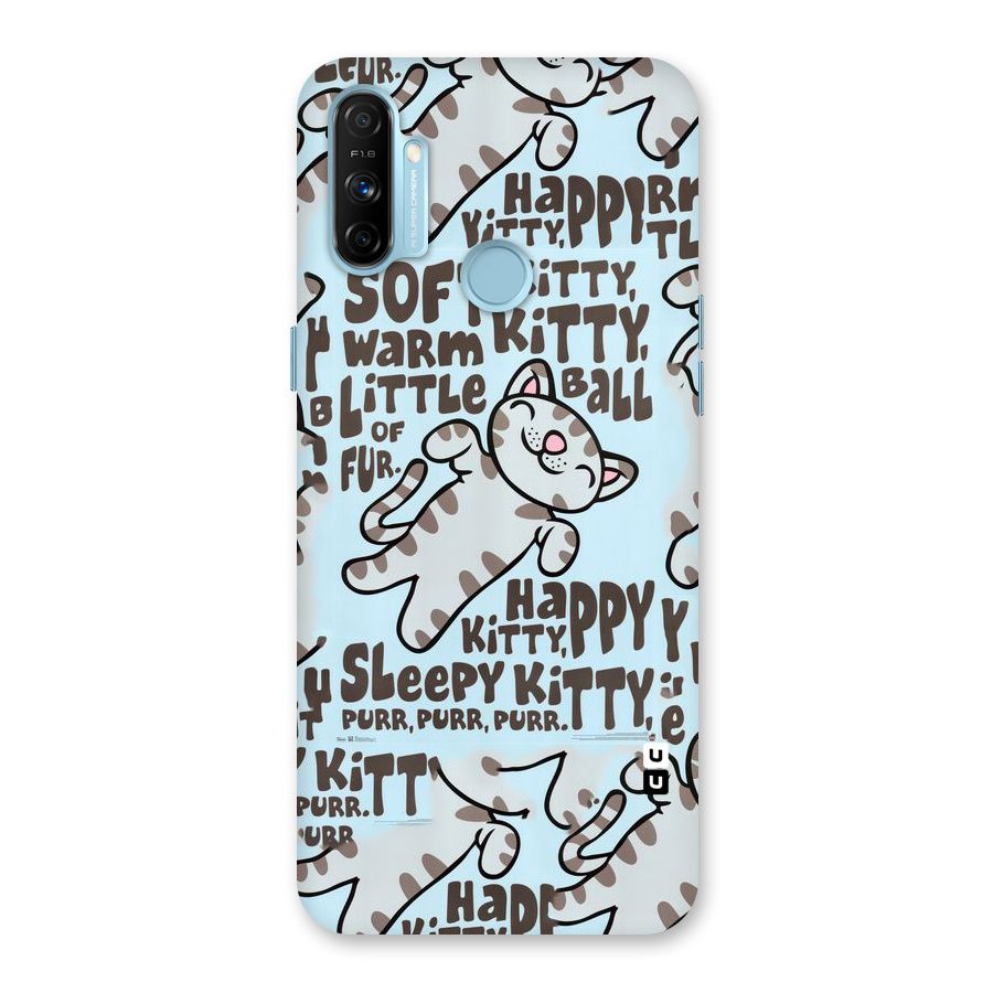 Kitty Pattern Back Case for Realme Narzo 20A