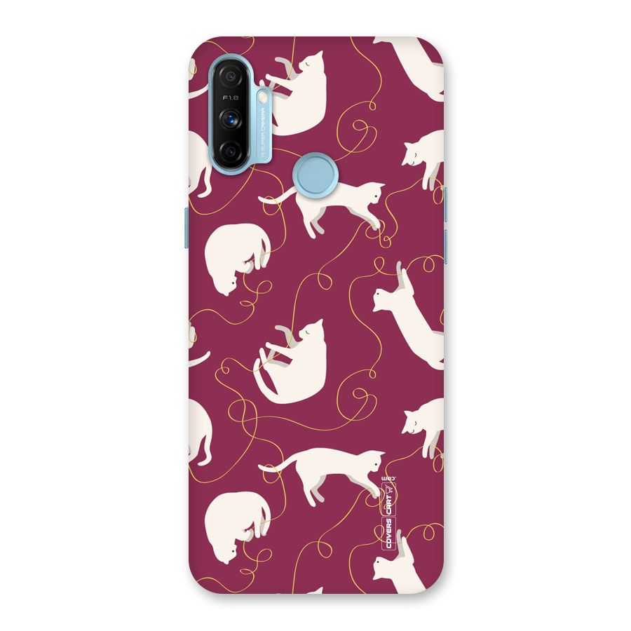 Lazy Kitty Back Case for Realme Narzo 20A