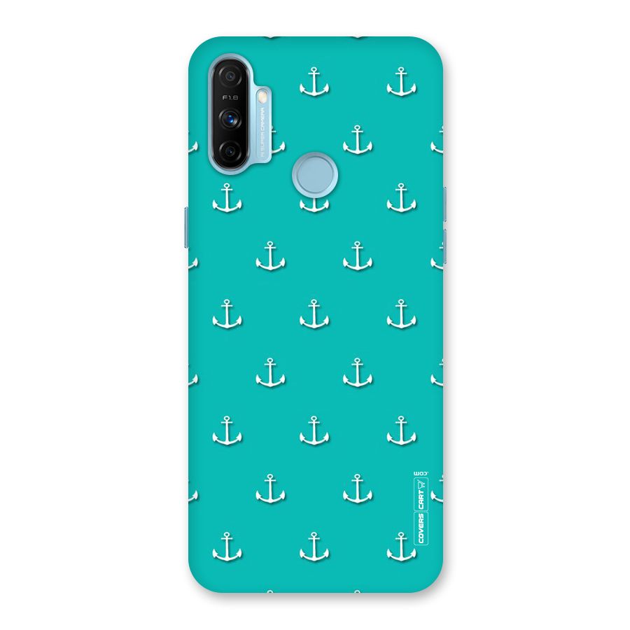 Light Blue Anchor Back Case for Realme Narzo 20A