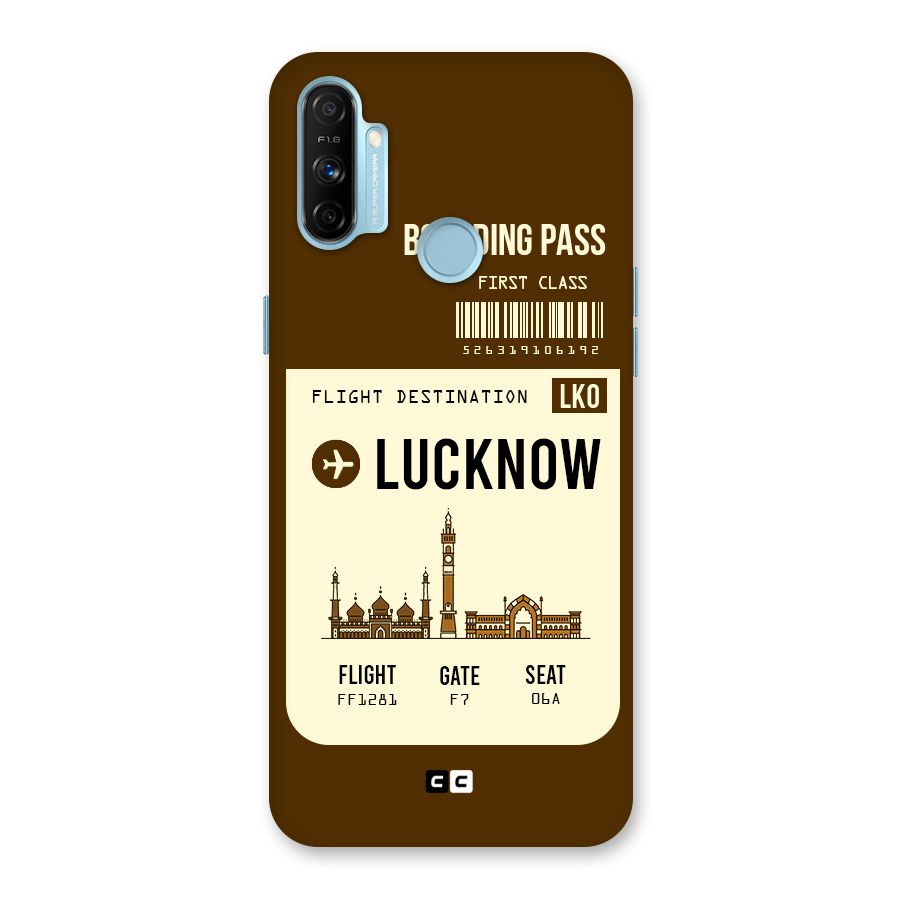 Lucknow Boarding Pass Back Case for Realme Narzo 20A