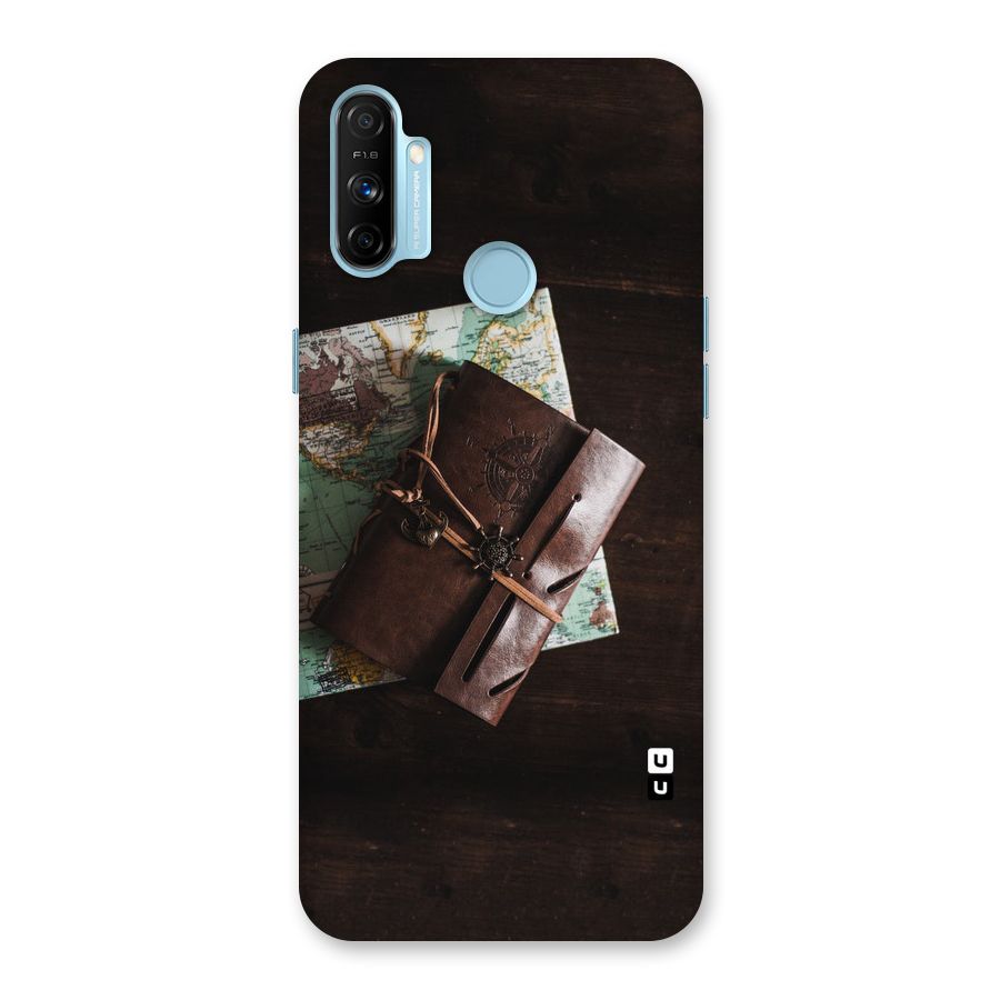 Map Journal Back Case for Realme Narzo 20A
