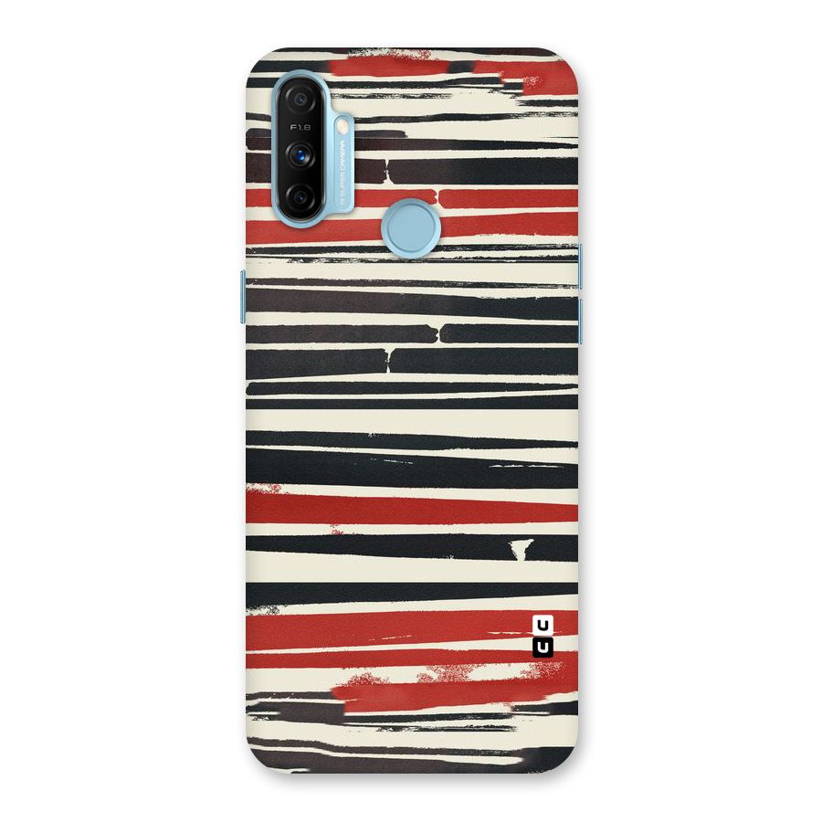 Messy Vintage Stripes Back Case for Realme Narzo 20A