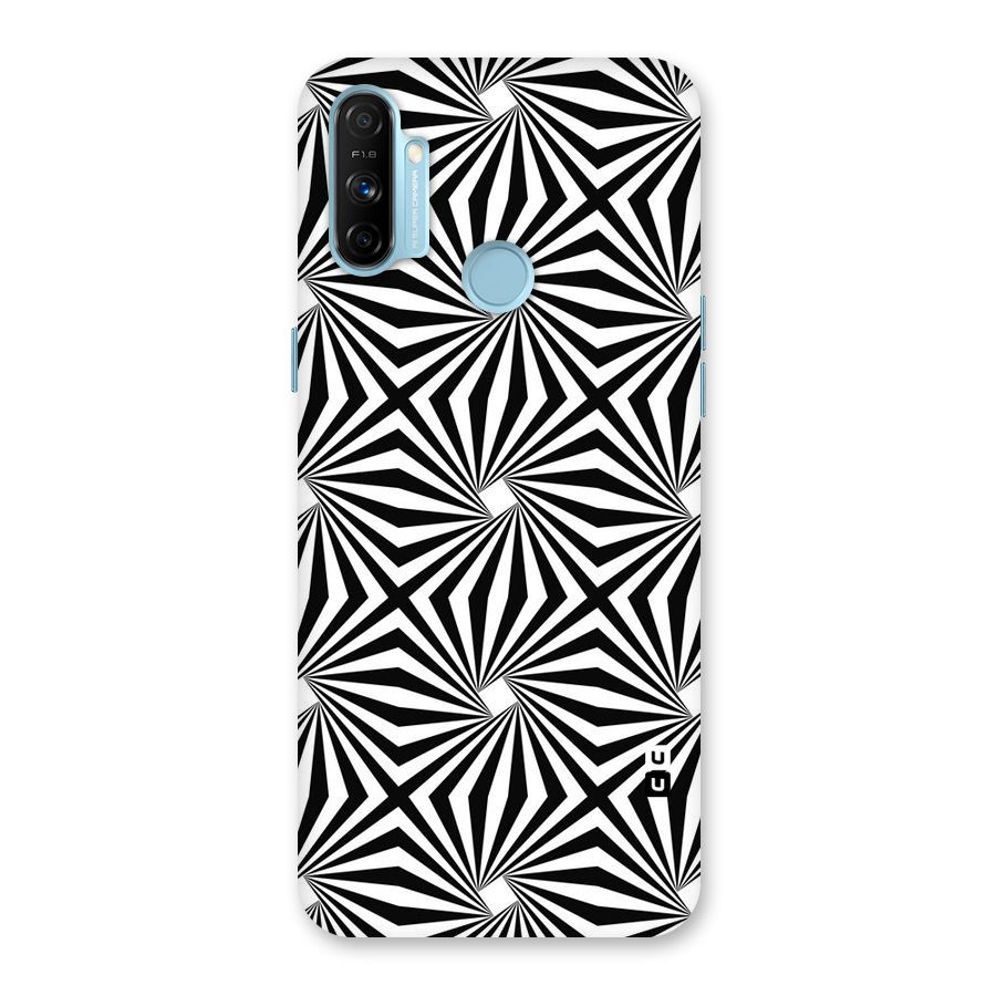 Monochromatic Swirls Back Case for Realme Narzo 20A