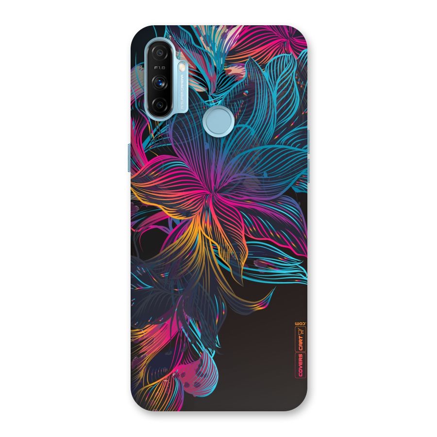 Multi-Colour Flowers Back Case for Realme Narzo 20A
