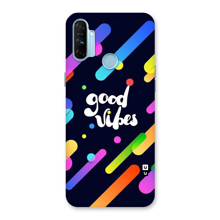 Multicolor Good Vibing Back Case for Realme Narzo 20A