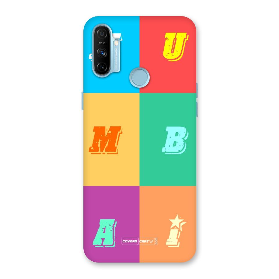 Mumbai Alphabets Back Case for Realme Narzo 20A