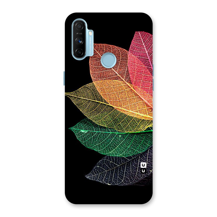 Net Leaf Color Design Back Case for Realme Narzo 20A