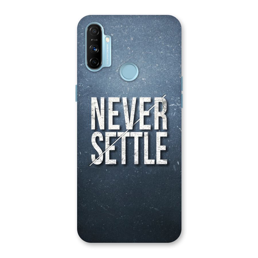 Never Settle Back Case for Realme Narzo 20A