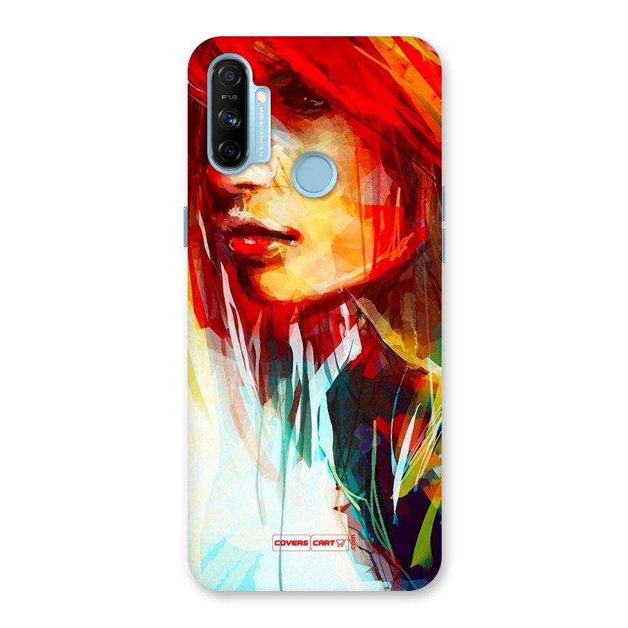 Painted Girl Back Case for Realme Narzo 20A