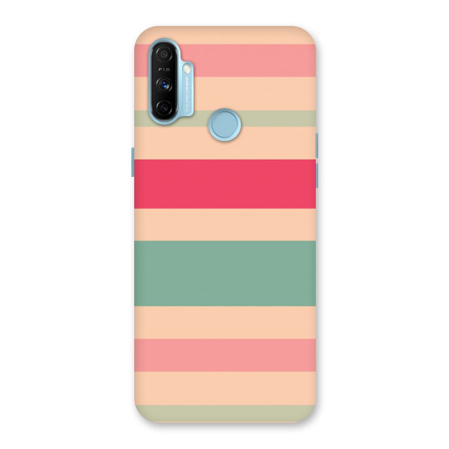 Pastel Stripes Vintage Back Case for Realme Narzo 20A