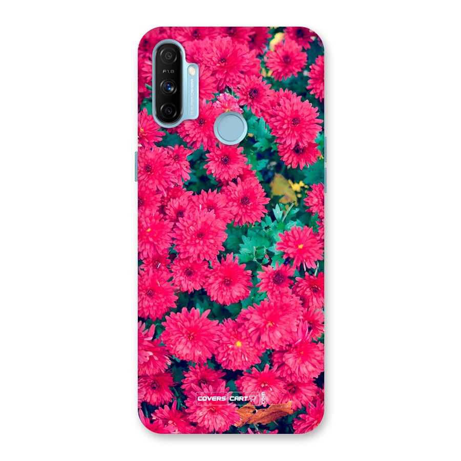 Pink Flowers Back Case for Realme Narzo 20A