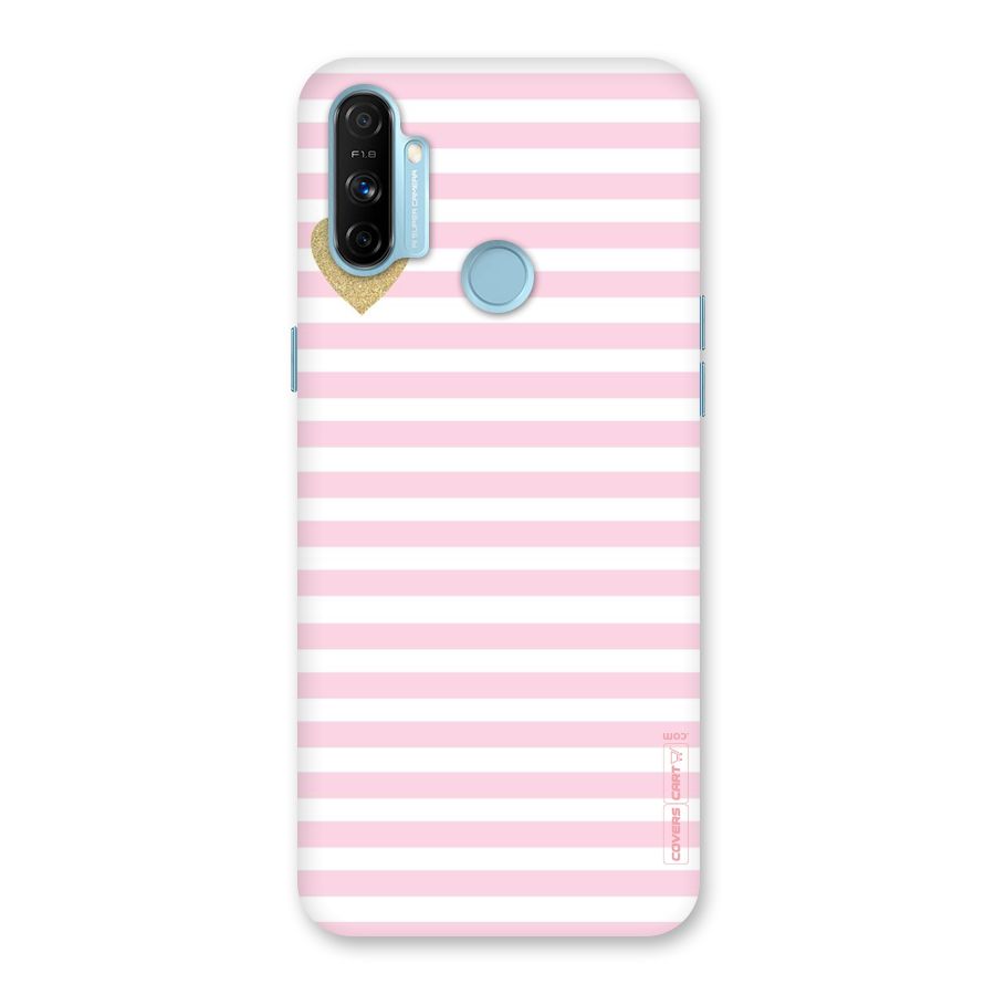 Pink Stripes Back Case for Realme Narzo 20A
