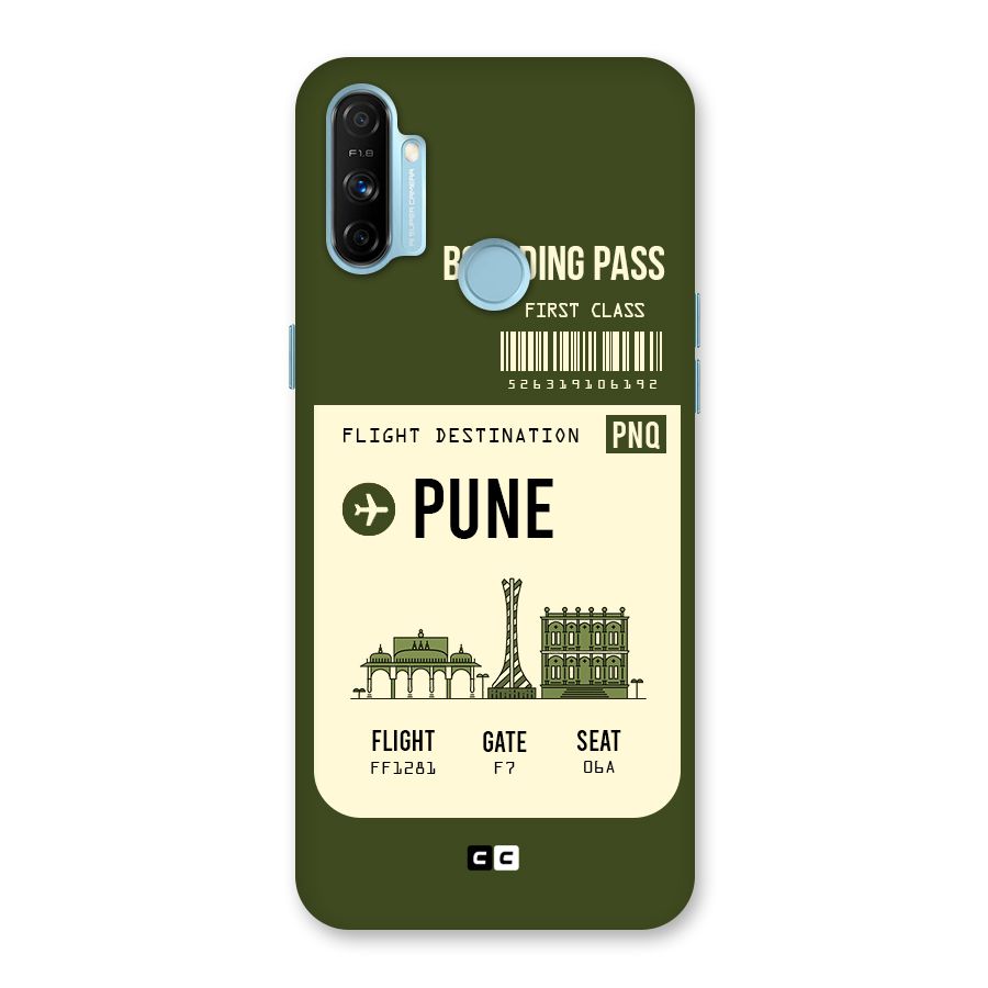 Pune Boarding Pass Back Case for Realme Narzo 20A