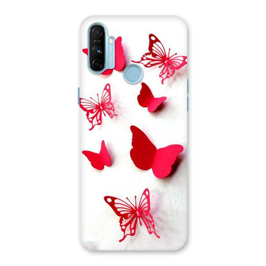 Red Butterflies Back Case for Realme Narzo 20A