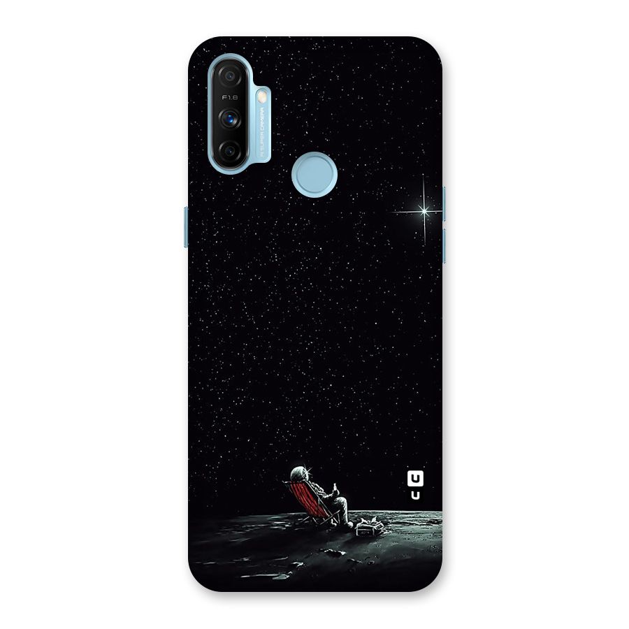 Resting Spaceman Face Back Case for Realme Narzo 20A