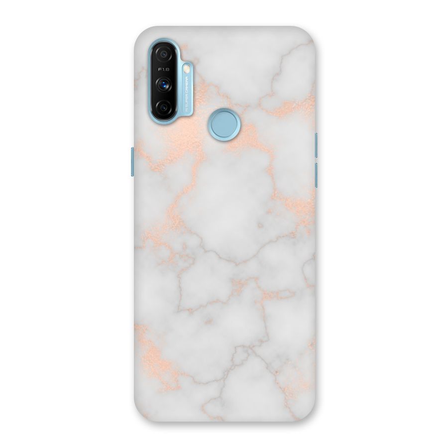 RoseGold Marble Back Case for Realme Narzo 20A