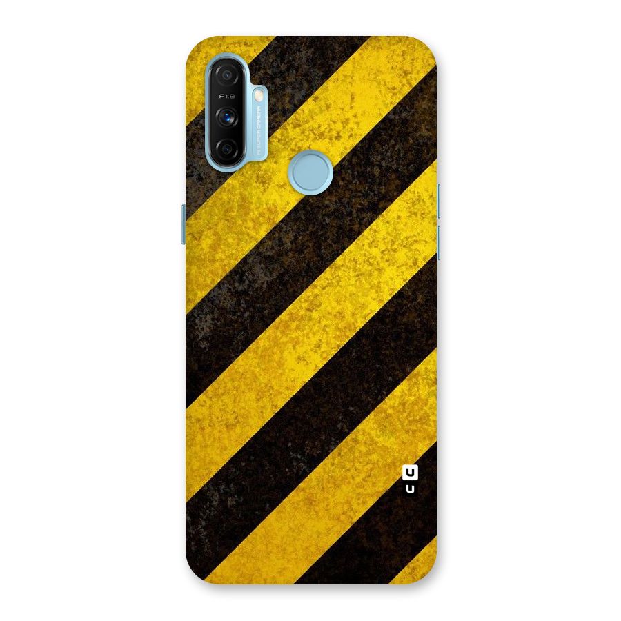 Shaded Yellow Stripes Back Case for Realme Narzo 20A