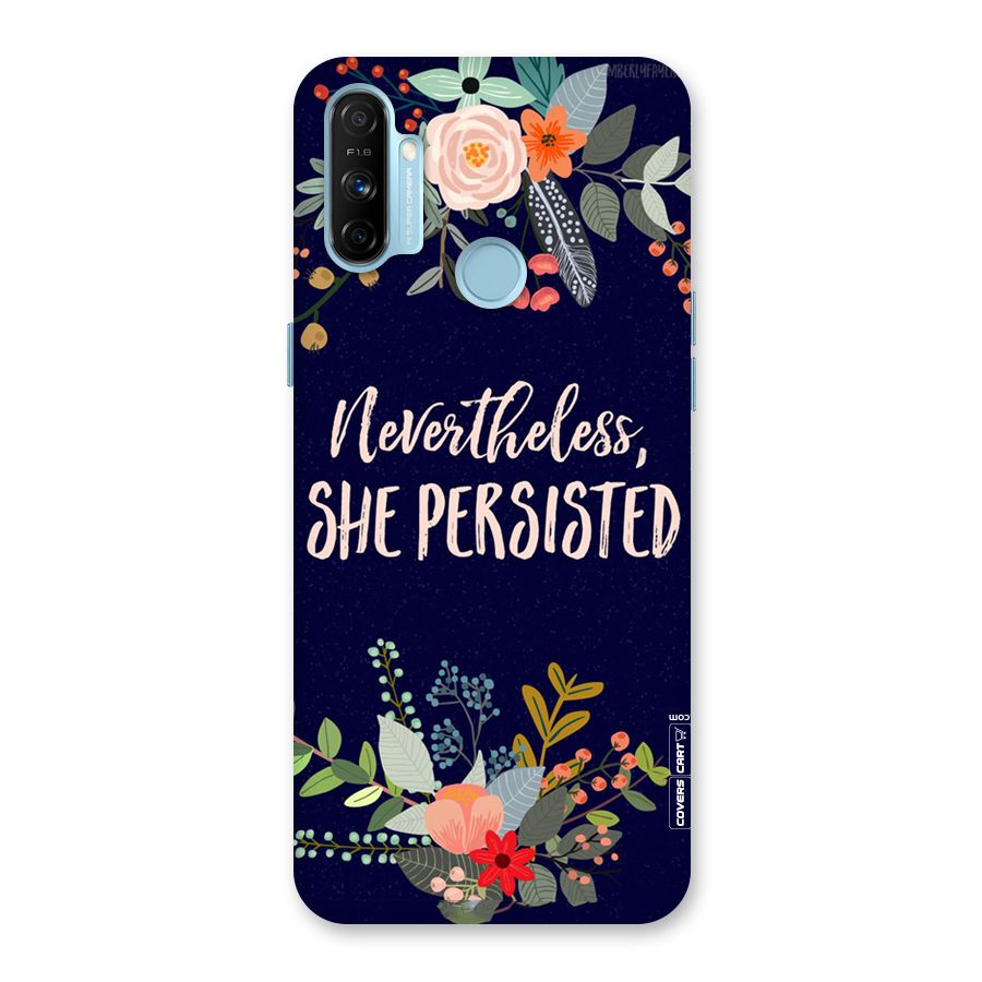She Persisted Back Case for Realme Narzo 20A