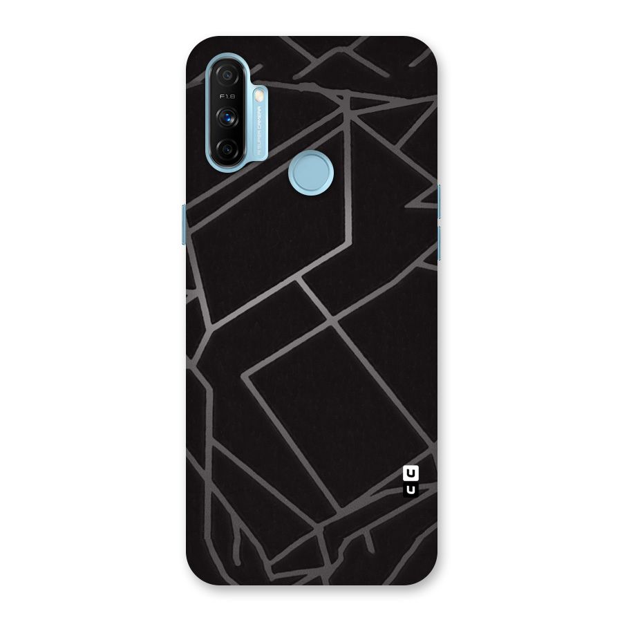 Silver Angle Design Back Case for Realme Narzo 20A