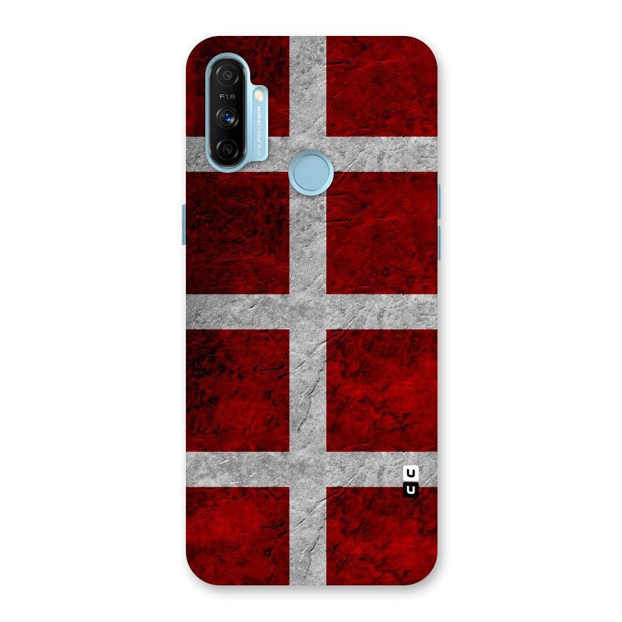 Silver Lines Back Case for Realme Narzo 20A