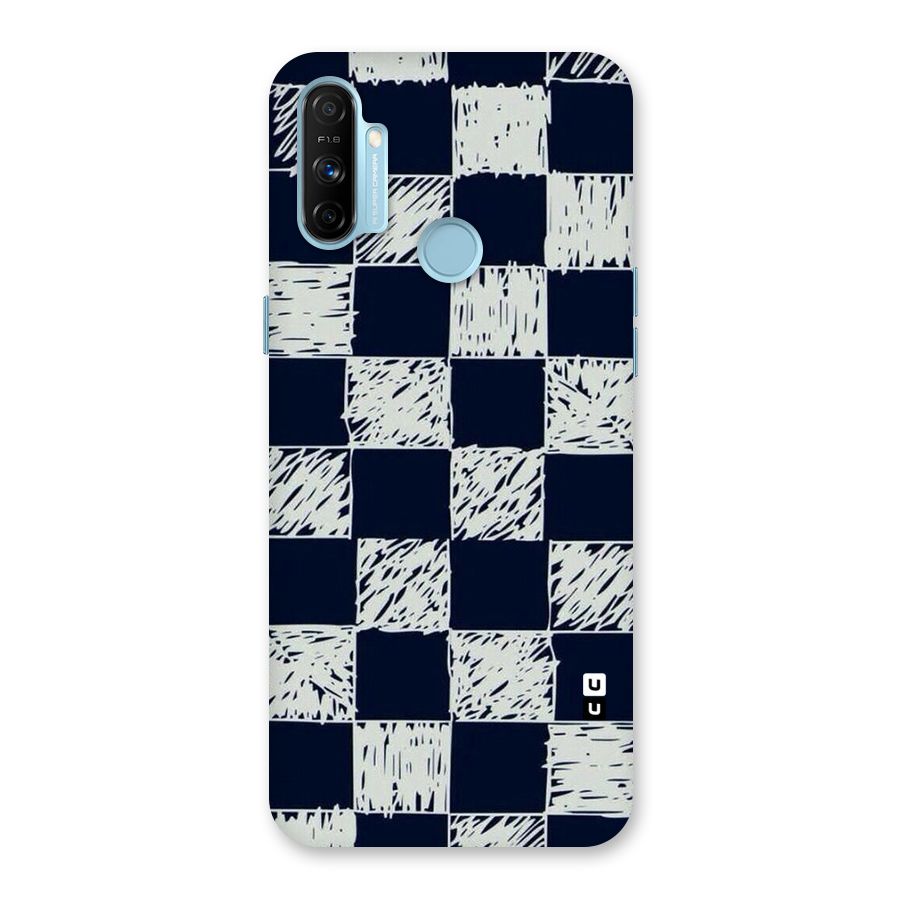 Sketchy Check Design Back Case for Realme Narzo 20A