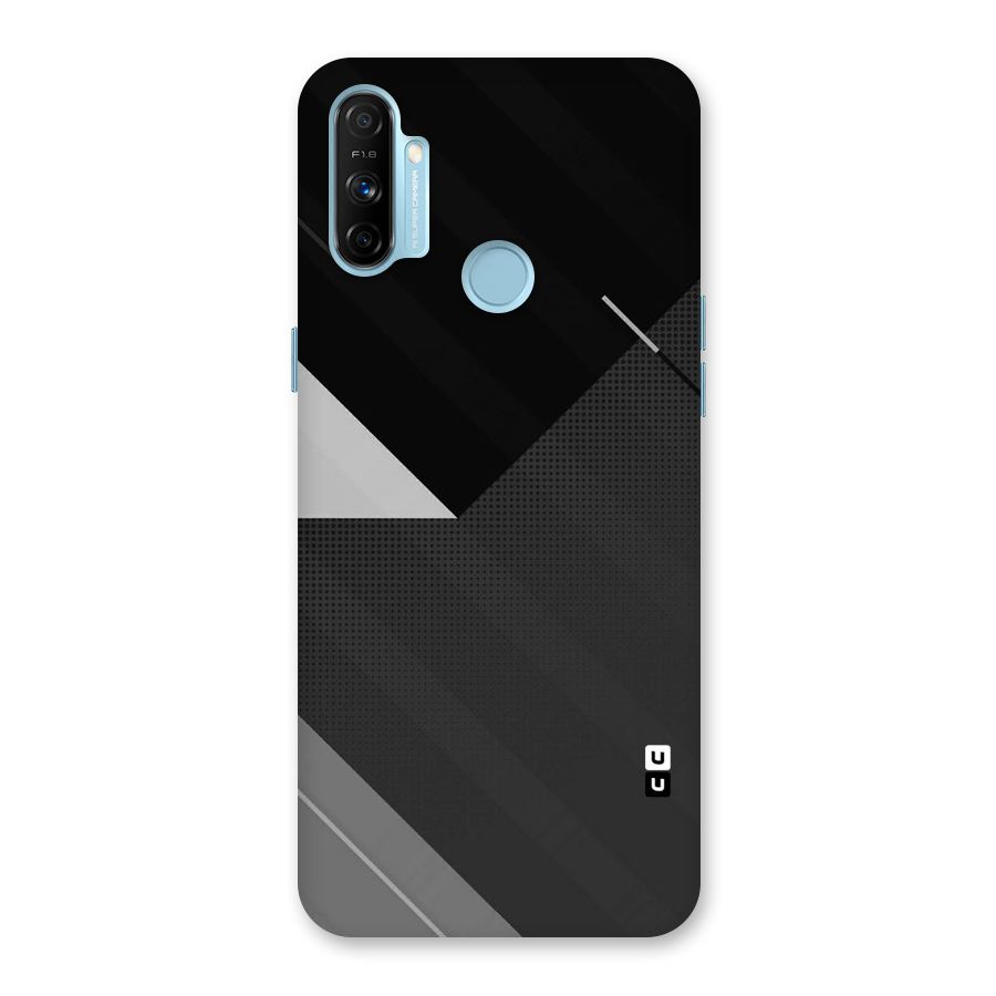 Slant Grey Back Case for Realme Narzo 20A