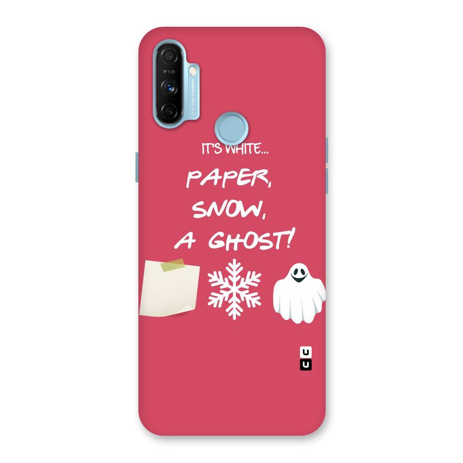 Snow Paper Back Case for Realme Narzo 20A