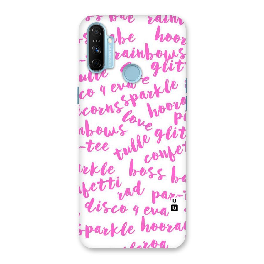 Sparkle Love Back Case for Realme Narzo 20A